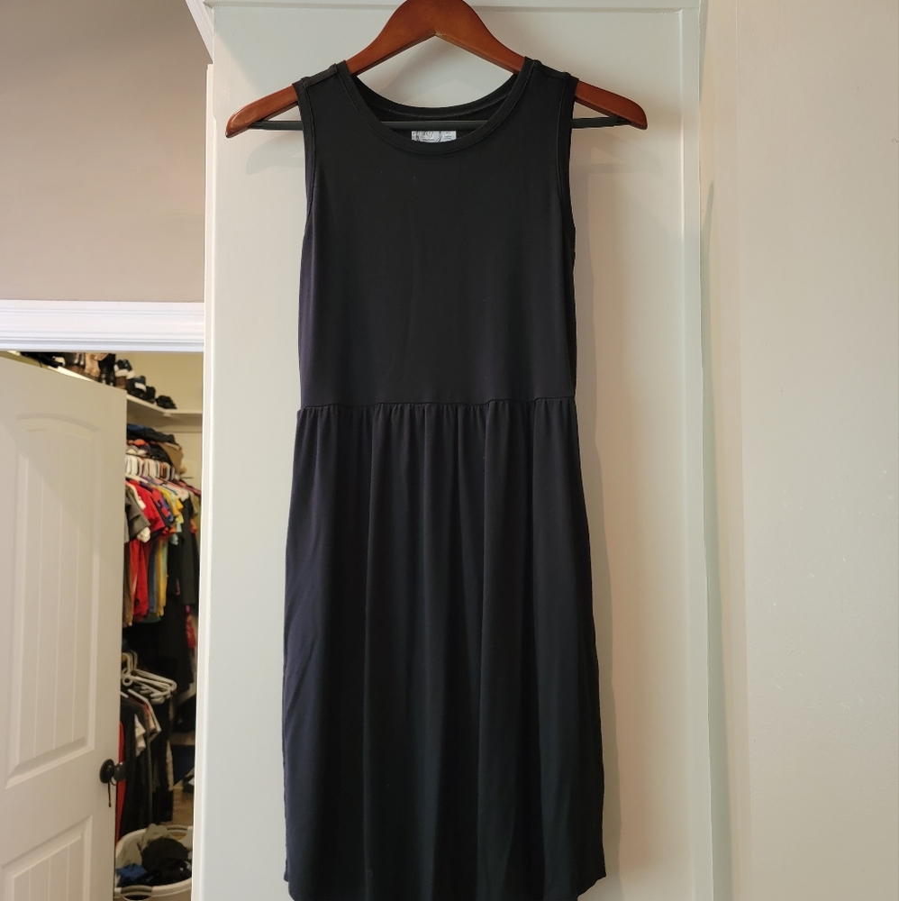 Black knit dress, size XS